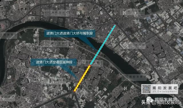 总投资约3亿元，揭阳进贤门大道延伸段道路（空港段）将这样建