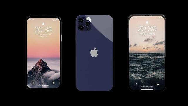 苹果iphone12概念图全面屏这外观看着不错