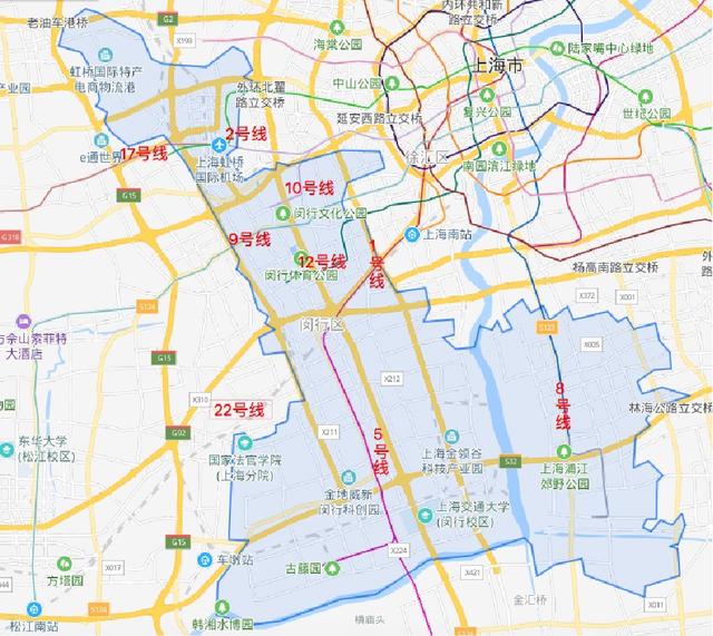 闵行-仅次于浦东的上海郊区，离市区最近的郊区之一