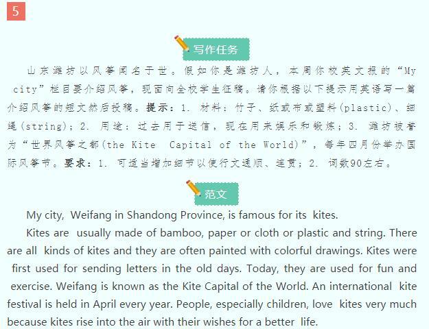 图片[3]-送你一套写作高分模板！初中英语书面表达范文14篇，建议收藏-笑傲英语网