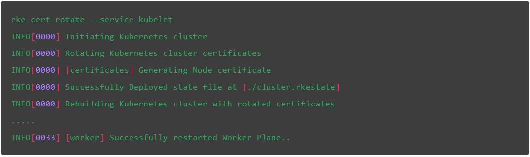 重要提醒 | 手动轮换Rancher Kubernetes集群的证书_Rancher_12