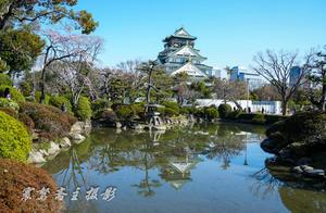 Will to Japan admire the city of Osaka of the firs