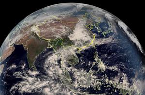High-definition satellite cloud atlas sees weather: Exceed fierce cold air to change temperate zone