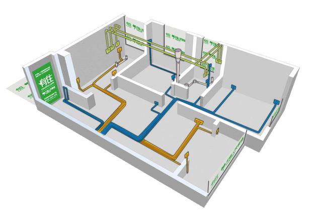 正规水电安装图布线图片