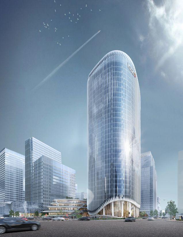 游族大厦项目位于"西岸传媒港"核心位置,总建筑面积约7万平方米,由