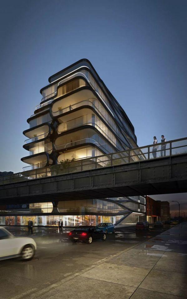 纽约高线公园顶级住宅扎哈哈迪德