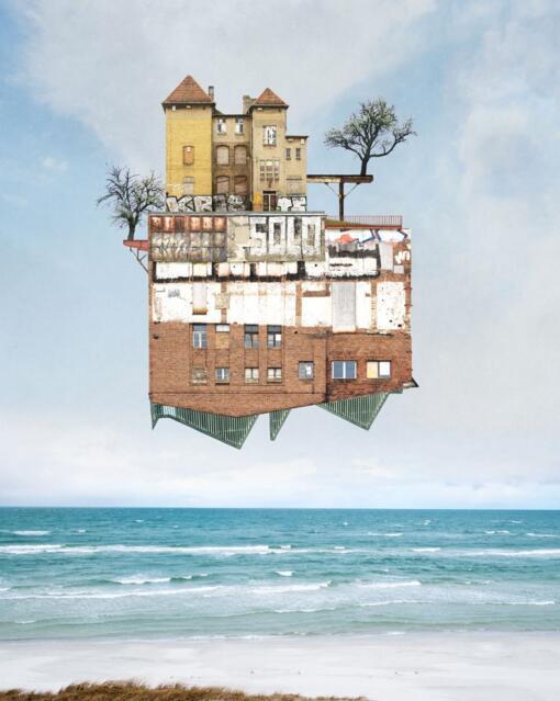 "飞起来"的房子——白日梦,蓝莓,还有会飞的小岛