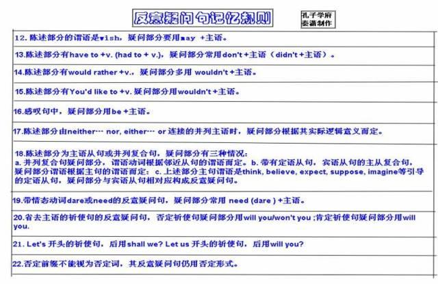 反意疑問句47.句子的種類46. 各種形式的被動語態45. 被動語態44.