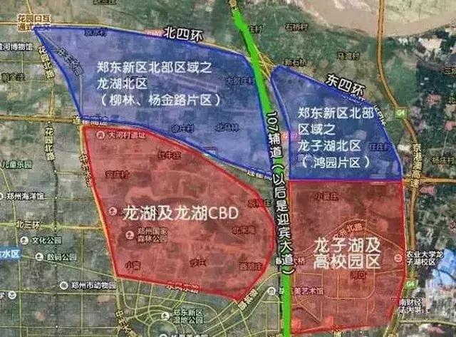 郑州各个区域的划分基本结束,单单一个金水区,就有了金水老城区,郑东