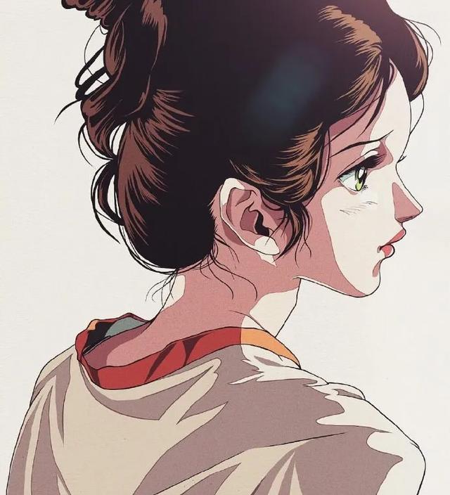 韩国插画师amusement01年代感的人物插画