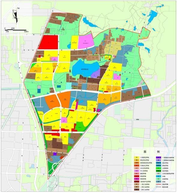 三心三轴九组团青岛城阳街道东部片区控规出炉总用地面积109845公顷