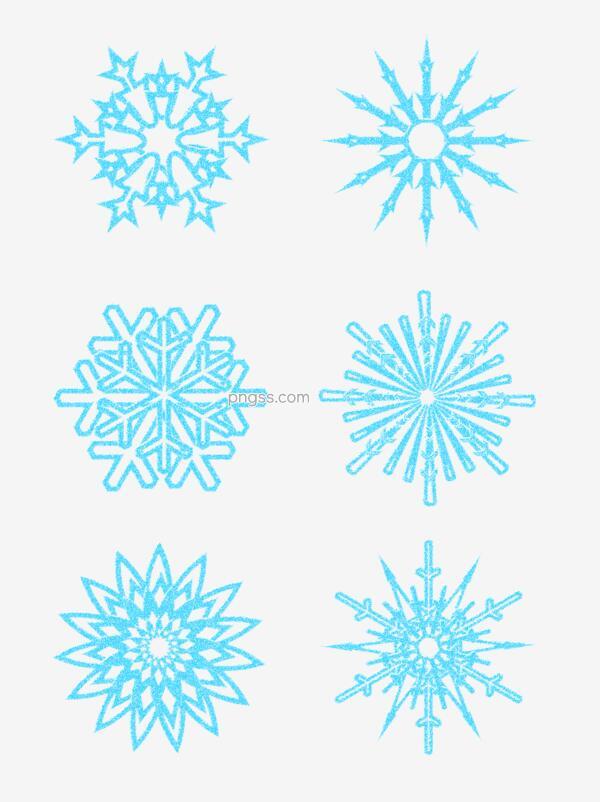 冬雪花卡通简约手绘圣诞节雪花装饰素材设计png搜索网 精选免抠素材 透明png图片分享下载 Pngss Com