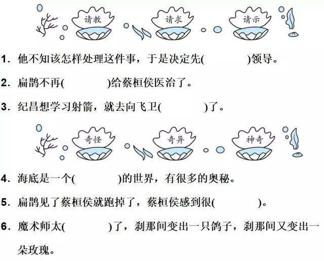 四年级语文上册第八单元测试卷 跟我学语文