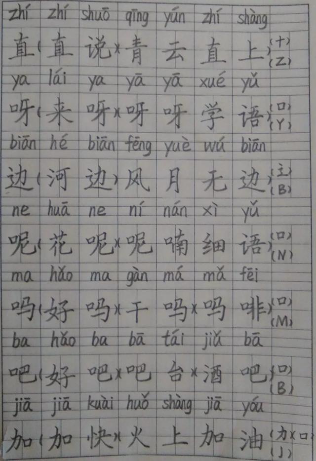 《要下雨了》课文生字笔顺拼音组词
