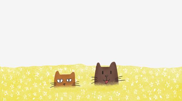 春天装饰花海油菜花猫咪可爱唯美png风景png搜索网 精选免抠素材 透明png图片分享下载 Pngss Com