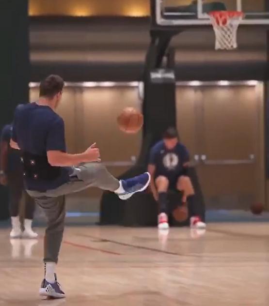 黑科技加持？东契奇花式备战NBA