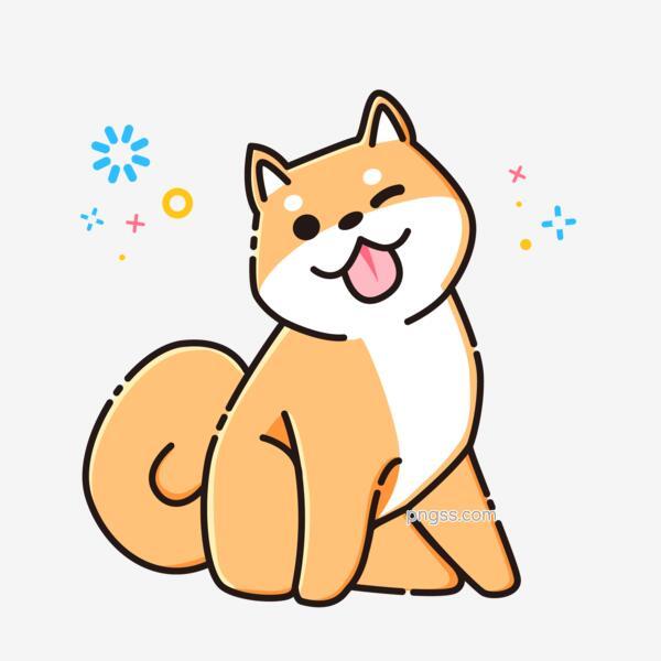Mbe卡通可爱柴犬狗狗动物素材png搜索网 精选免抠素材 透明png图片分享下载 Pngss Com