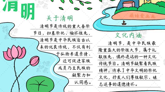 清明手抄报字的内容10篇