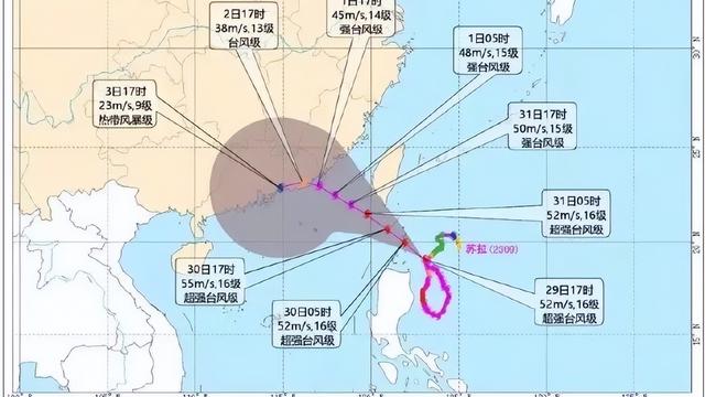 注意!超强台风“苏拉”或将登陆广东