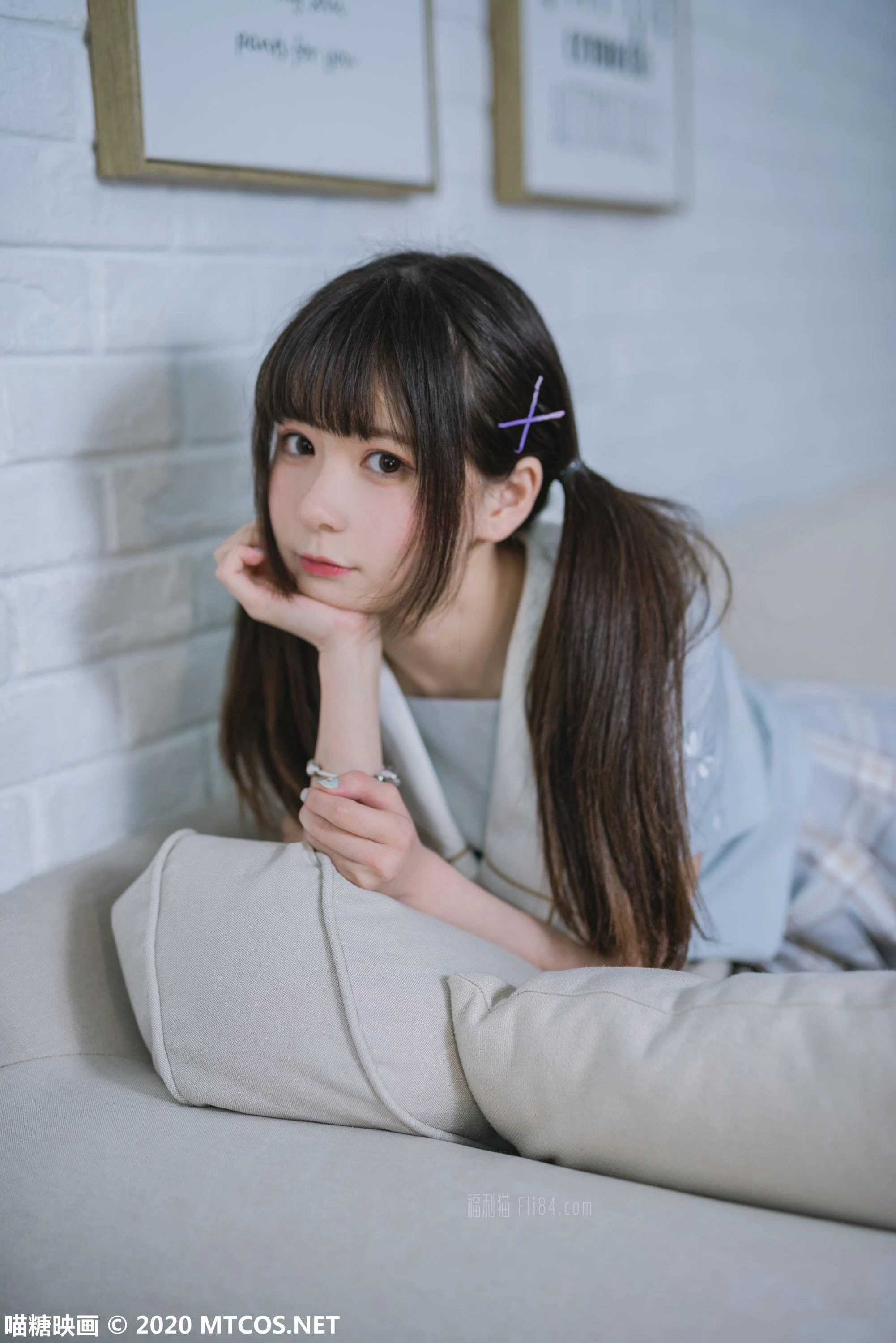 【喵糖映画系列】VOL.094 双马尾学妹 【40P】