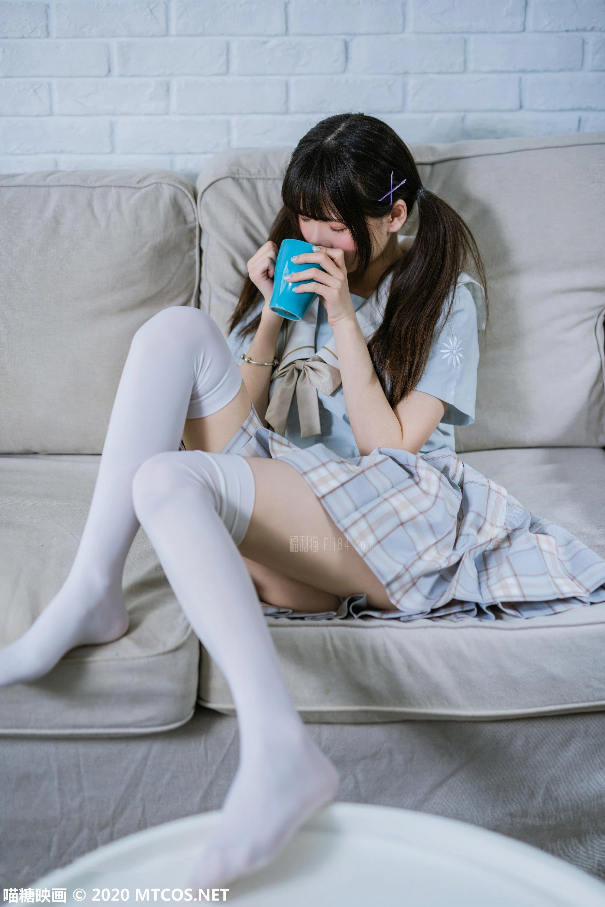 【喵糖映画系列】VOL.094 双马尾学妹 【40P】