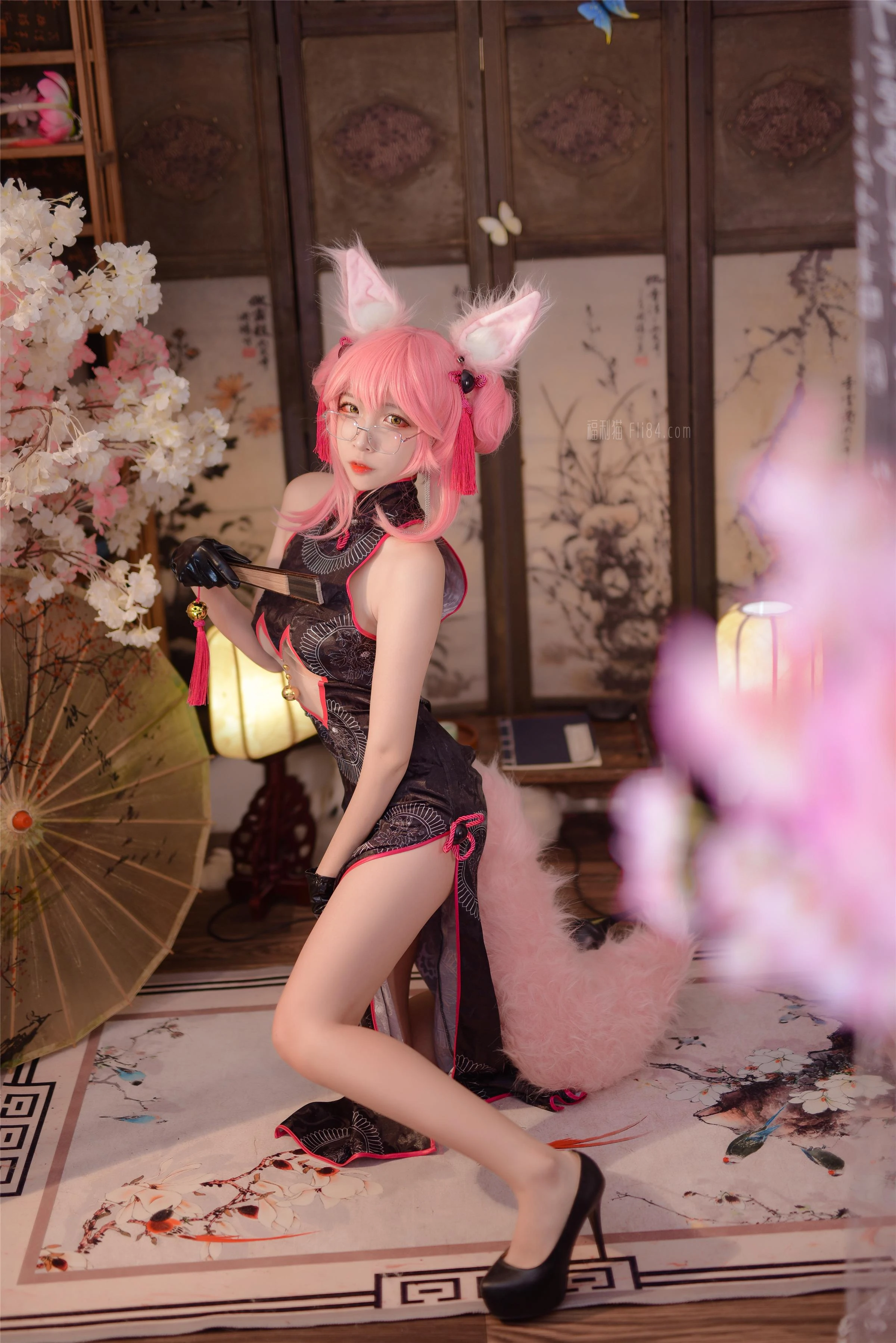 福利姬 二佐Nisa《Fate旗袍狐》[30p]