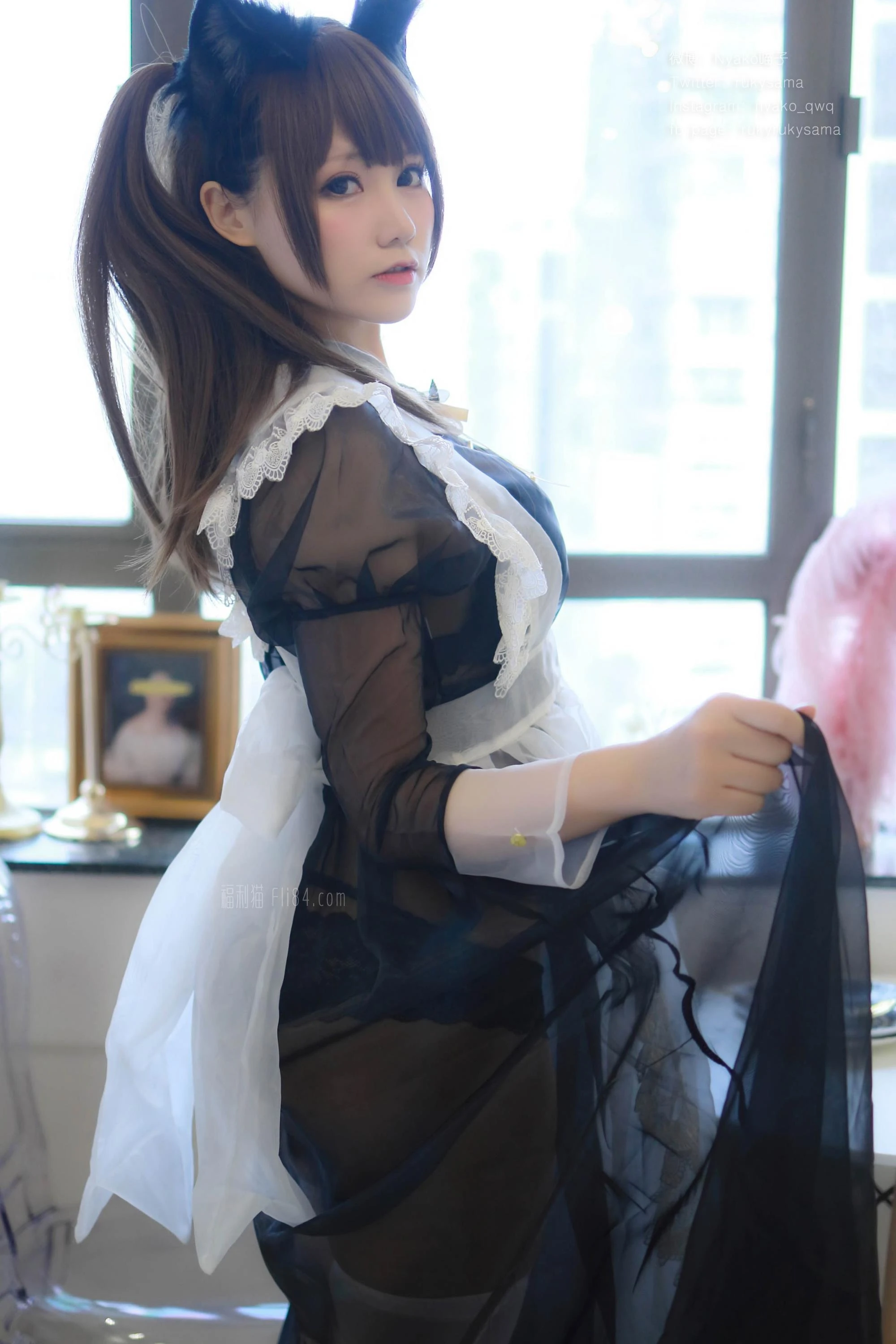 Nyako喵子-透明女仆无水印[50p]