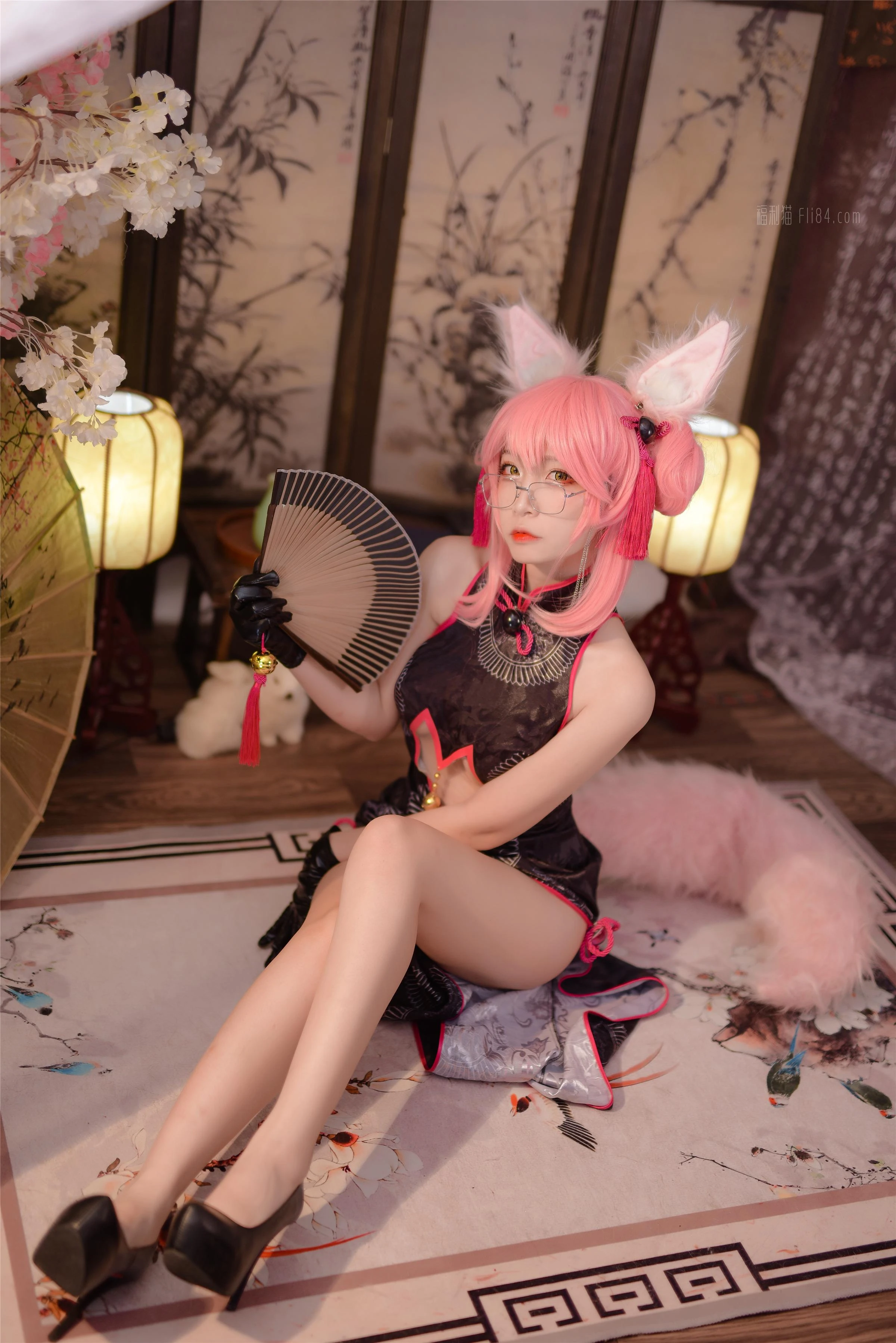 福利姬 二佐Nisa《Fate旗袍狐》[30p]