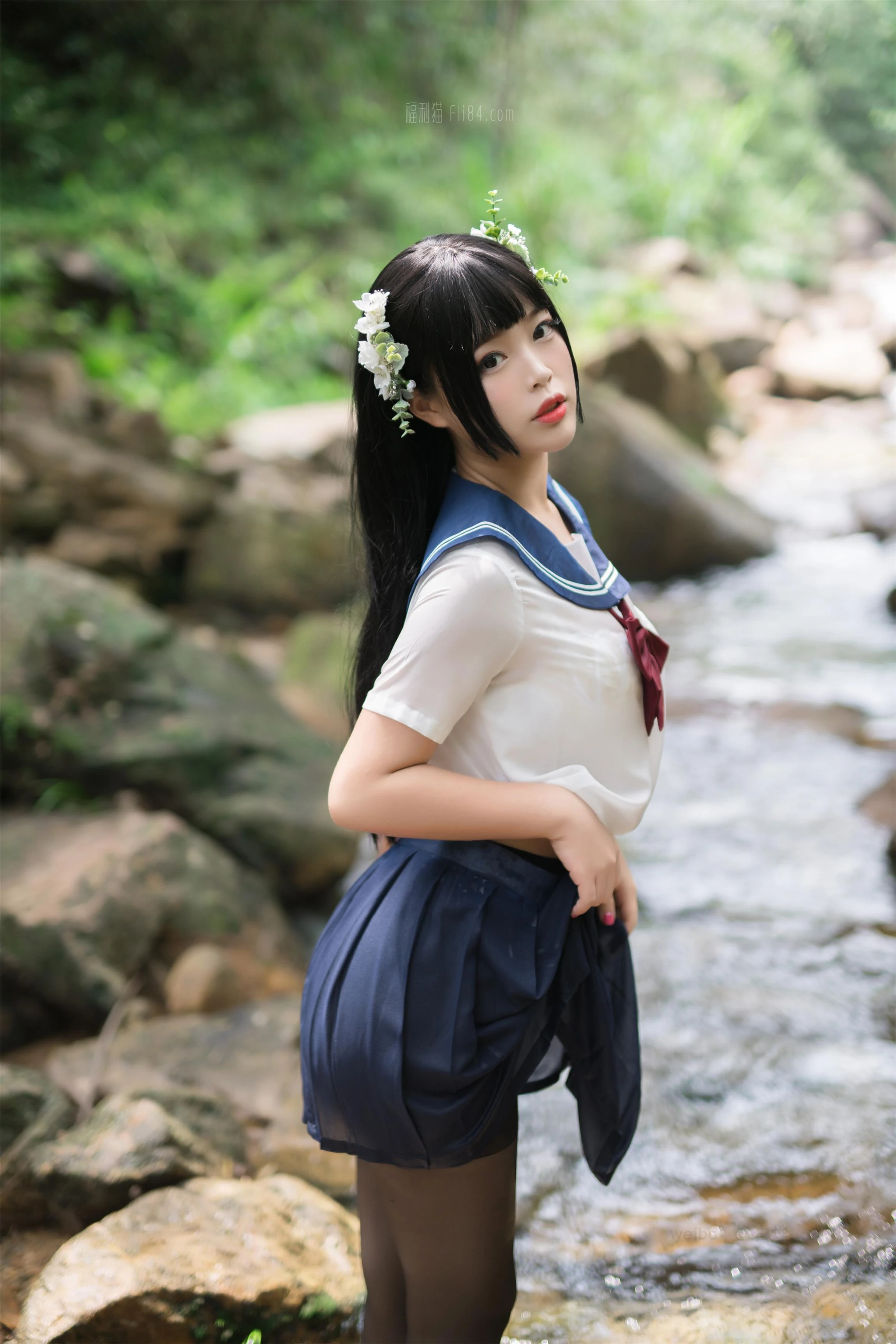 福利姬白烨《湿身JK》[97P]