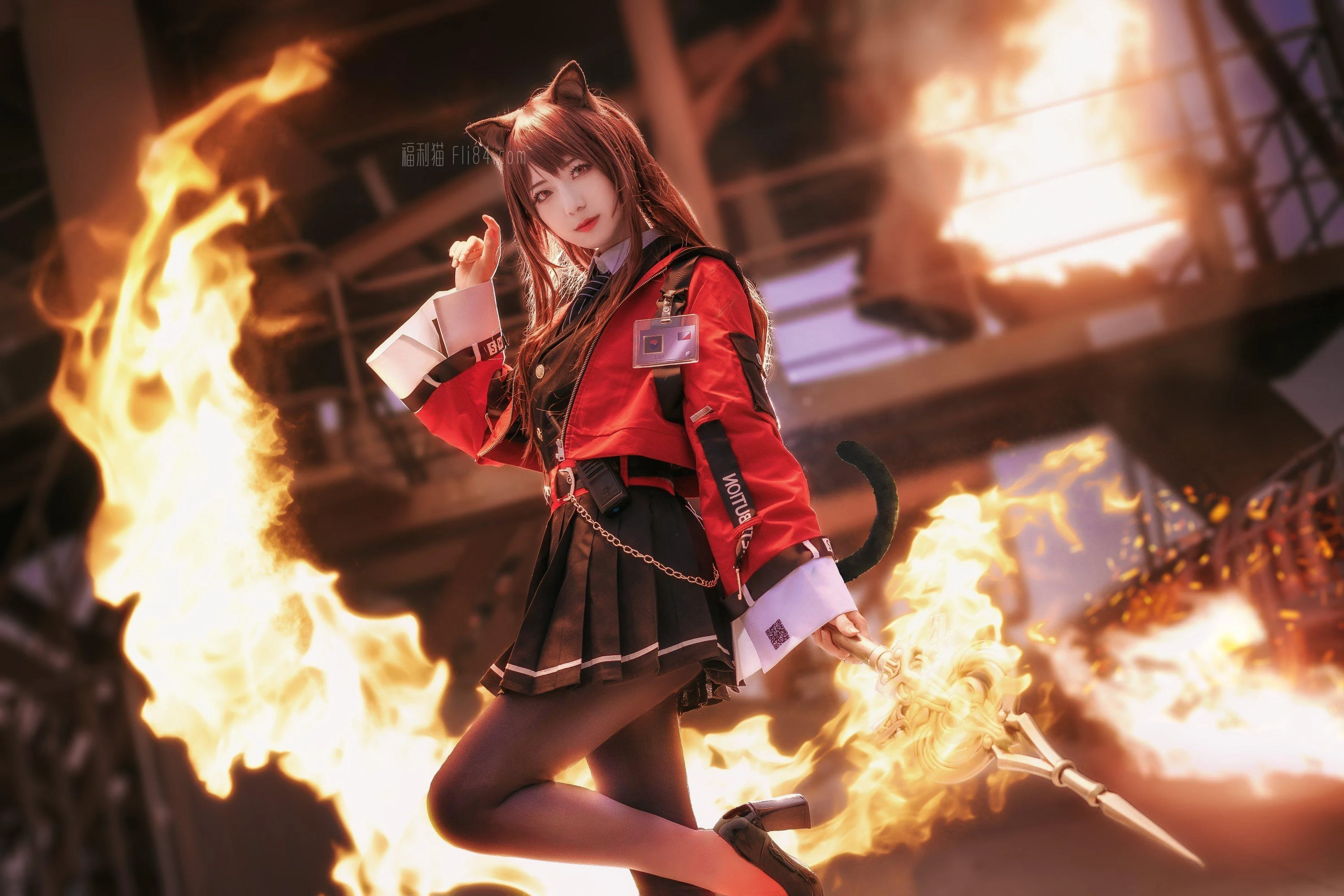 弥音音《明日方舟 天火》[17p]