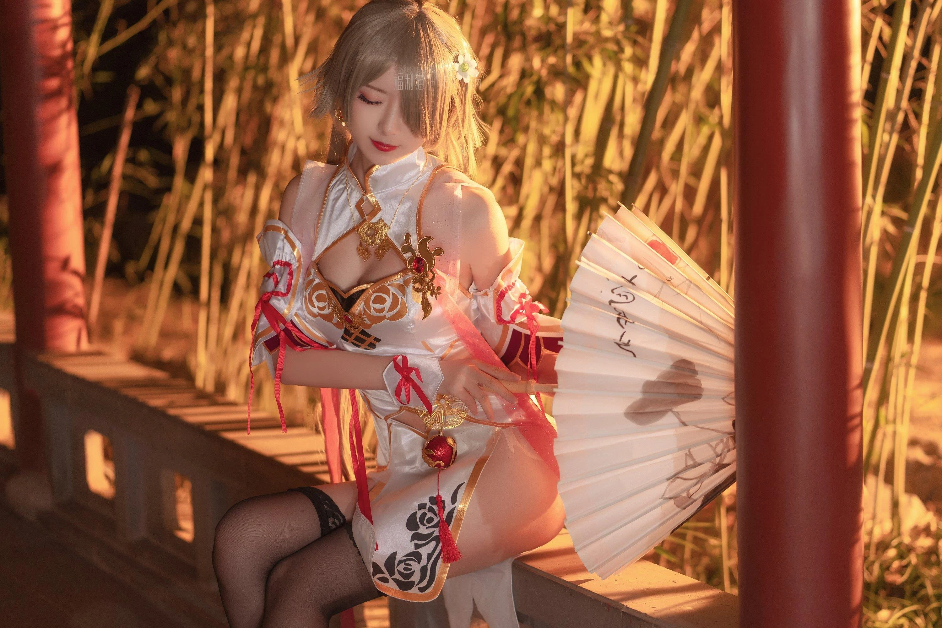 福利姬 弥音音《浣溪沙》[19p]