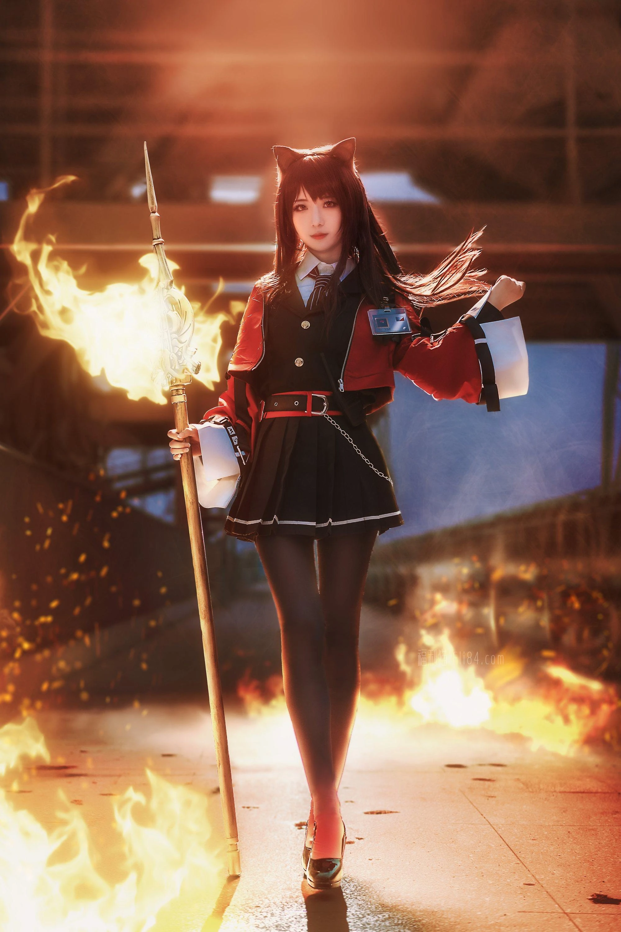 弥音音《明日方舟 天火》[17p]